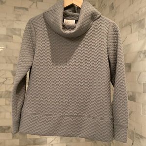 Sail to Sable Quilted Top in Grey